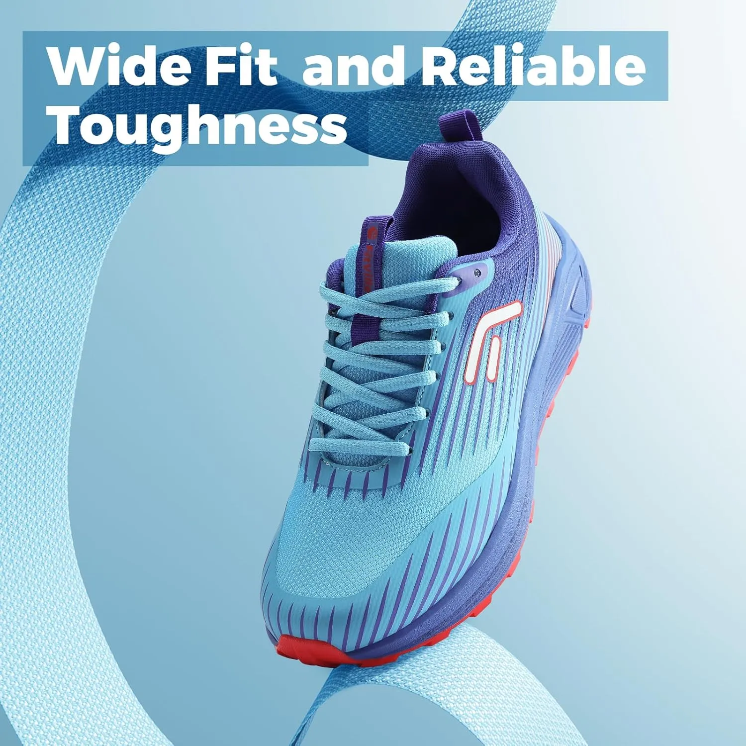 FitVille Extra Wide Walking Shoes for Men Orthopedic Trail Running Shoes Sneakers for Plantar Fasciitis Foot Pain Relief