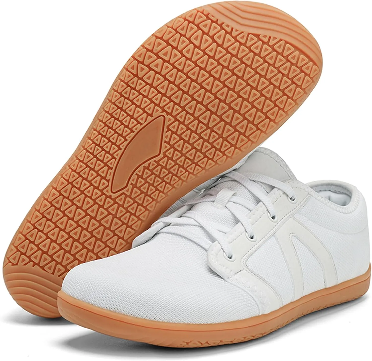 FLIOZY Men's Fashion Wide Minimalist Barefoot Casual Walking Lace Up Shoes Trail Runner Sneakers