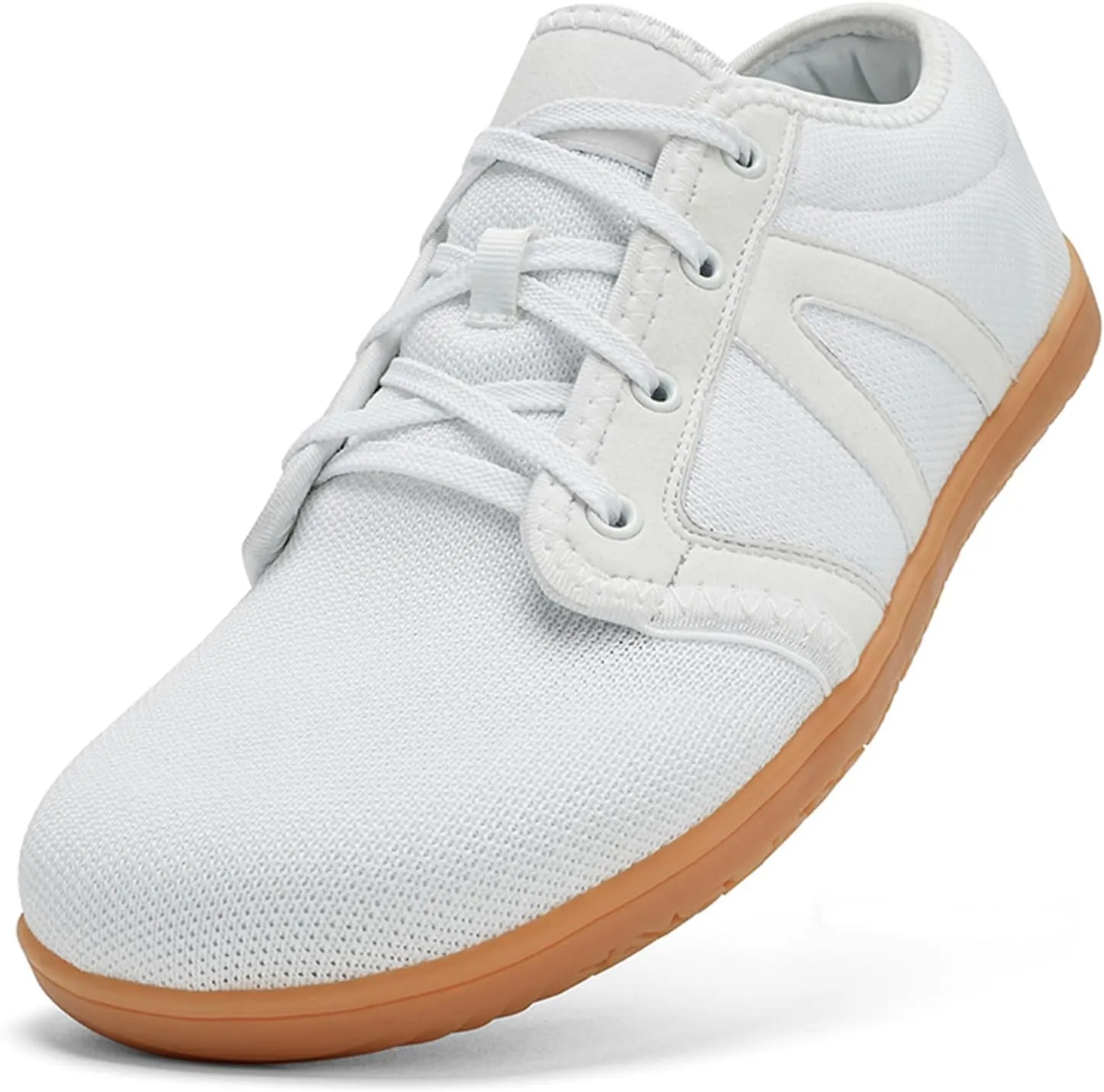 FLIOZY Men's Fashion Wide Minimalist Barefoot Casual Walking Lace Up Shoes Trail Runner Sneakers