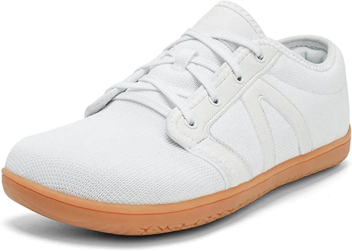 FLIOZY Men's Fashion Wide Minimalist Barefoot Casual Walking Lace Up Shoes Trail Runner Sneakers