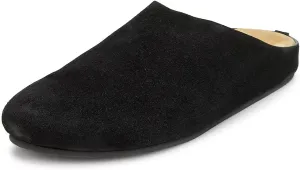 FOWT Women Round Toe Flat Mules Slip on Backless Slippers Comfortable Casual Indoor Outdoor Shoes Size 4-16 US