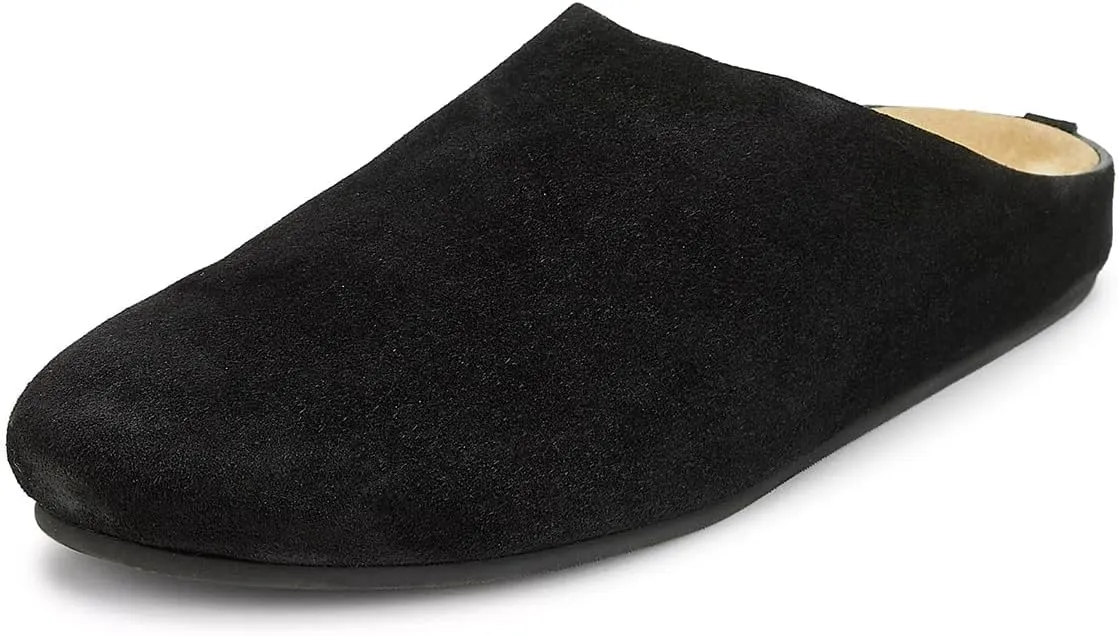 FOWT Women Round Toe Flat Mules Slip on Backless Slippers Comfortable Casual Indoor Outdoor Shoes Size 4-16 US