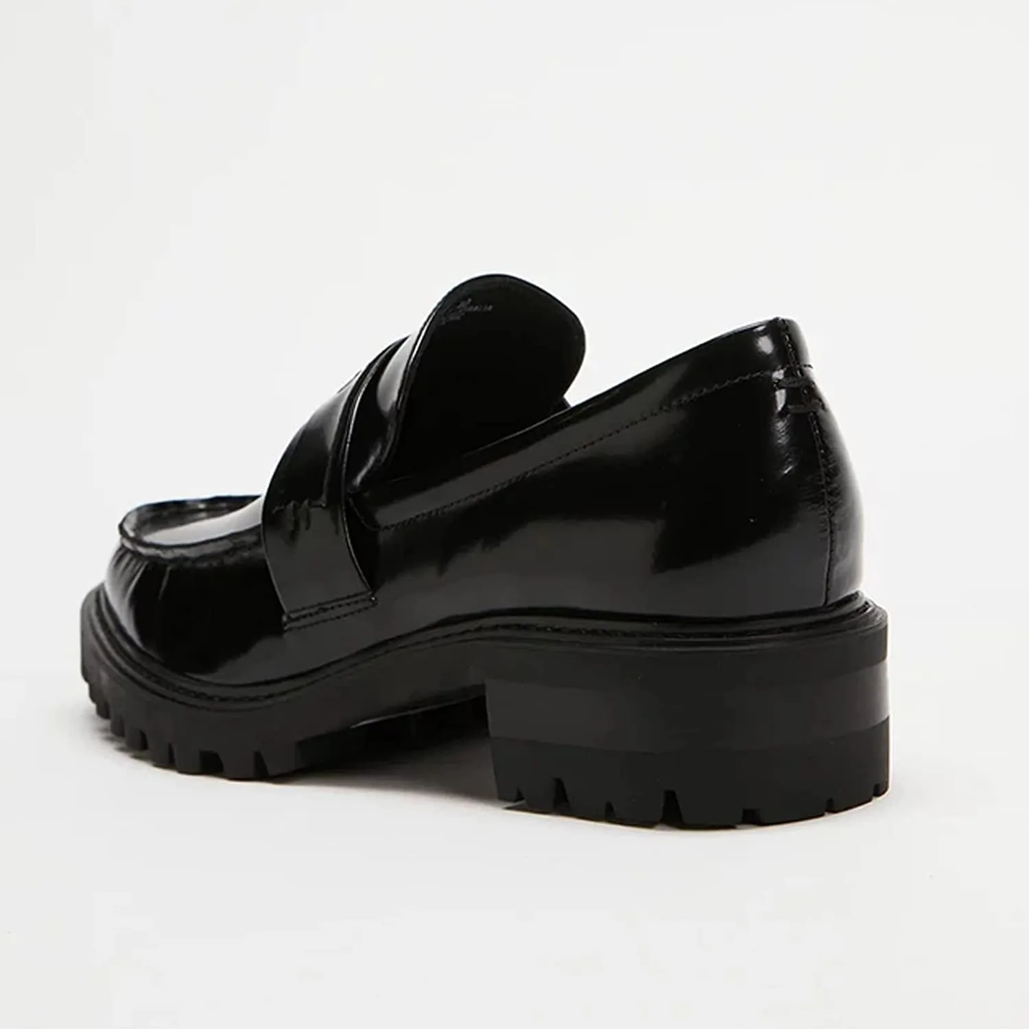 FOWT Women's Low Chunky Heel Loafers Round Toe Platform Flats with Lug Sole Casual Comfortable Slip on Unisex Shoes Driving Walking Traveling,4-16 US Size