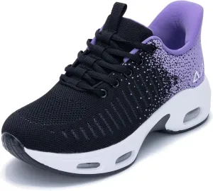 GANNOU Women’s Walking Shoes Air Athletic Tennis Breathable Running Sneakers for Gyms Workouts Jogging