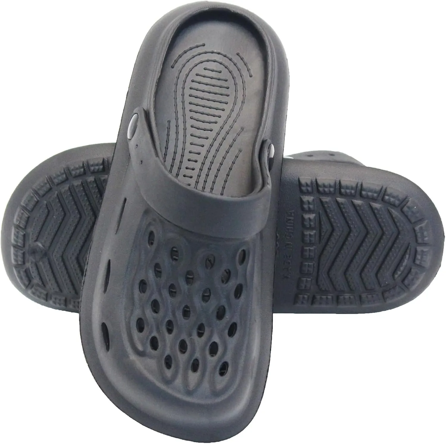 Garden Clogs for Women and Men, Slip On Mules Sandals Classic Slippers Outside Home Casual Wear Non-Slip Air Cushion Thick Bottom Sliders Shoes