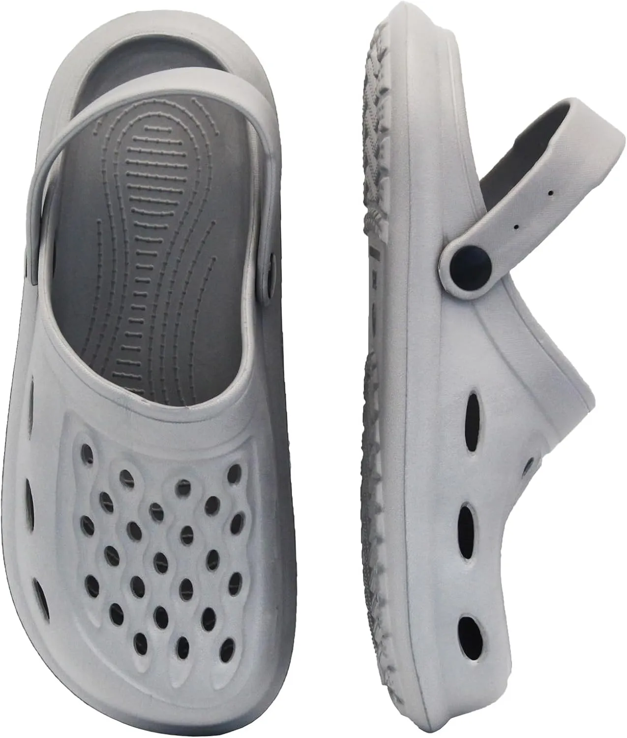 Garden Clogs for Women and Men, Slip On Mules Sandals Classic Slippers Outside Home Casual Wear Non-Slip Air Cushion Thick Bottom Sliders Shoes