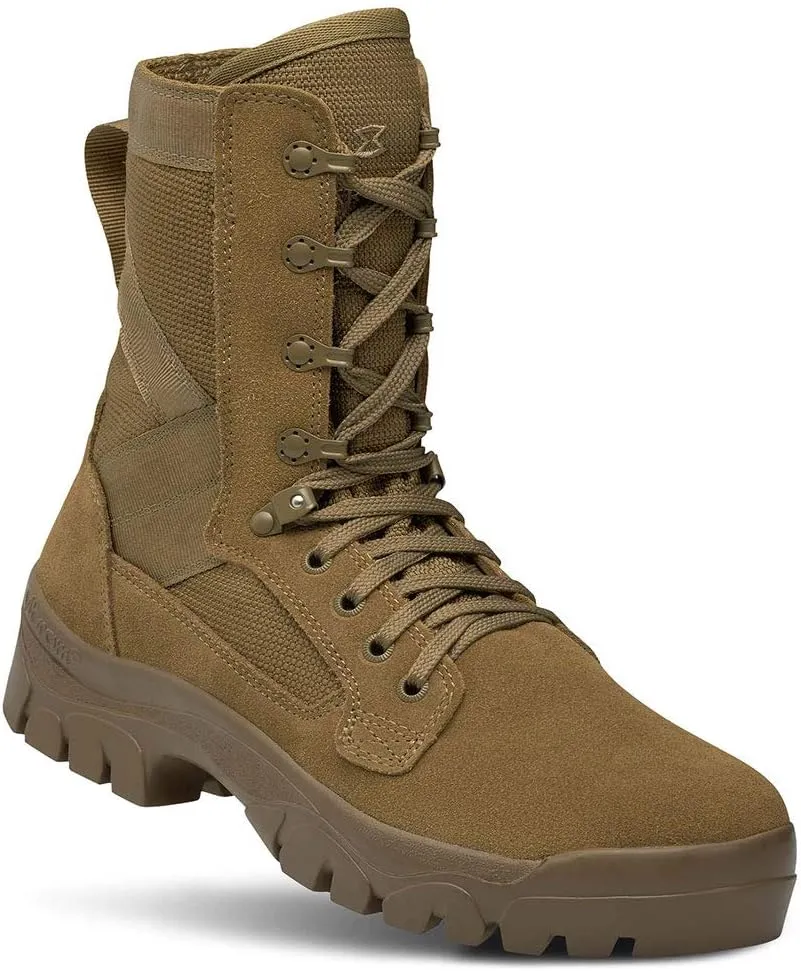 GARMONT TACTICAL T8 Bifida Military Combat Boots for Men and Women, Army, Air Force, AR670-1 Compliant Footwear, Suede Leather, Multi-Terrain Shoes, Coyote, Size 8