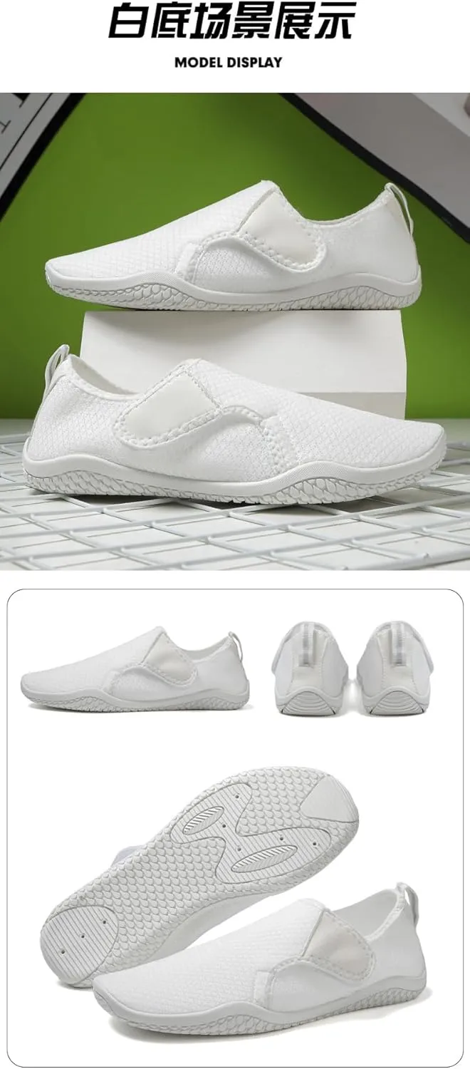 Grounded Footwear for Women Lightweight Non-Slip Athletic Barefoot Shoes Quick Dry Breathable Aqua Sock Shoe Hiking Swim Beach Surf Yoga Sport Shoes