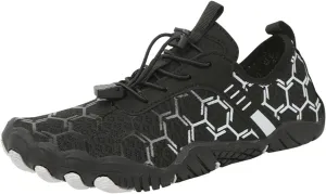 Grounding Shoes for Women Men Non-Slip Quick Dry Barefoot Shoes Unisex Wide Toe Athletic Outdoor Hiking Footwear Lightweight Beach Swim Aqua Pool Sneaker