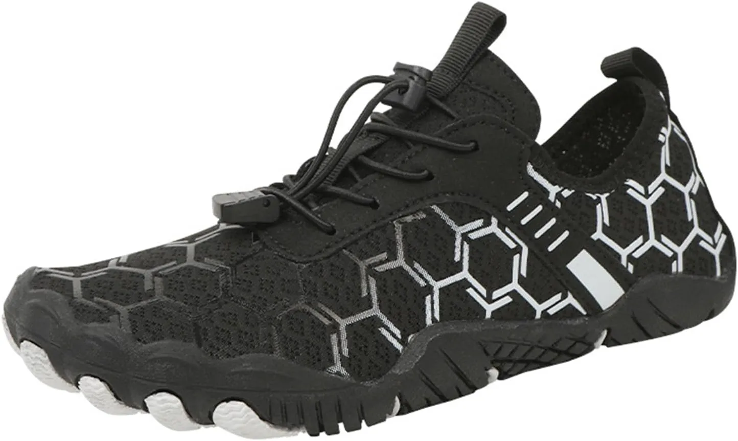 Grounding Shoes for Women Men Non-Slip Quick Dry Barefoot Shoes Unisex Wide Toe Athletic Outdoor Hiking Footwear Lightweight Beach Swim Aqua Pool Sneaker