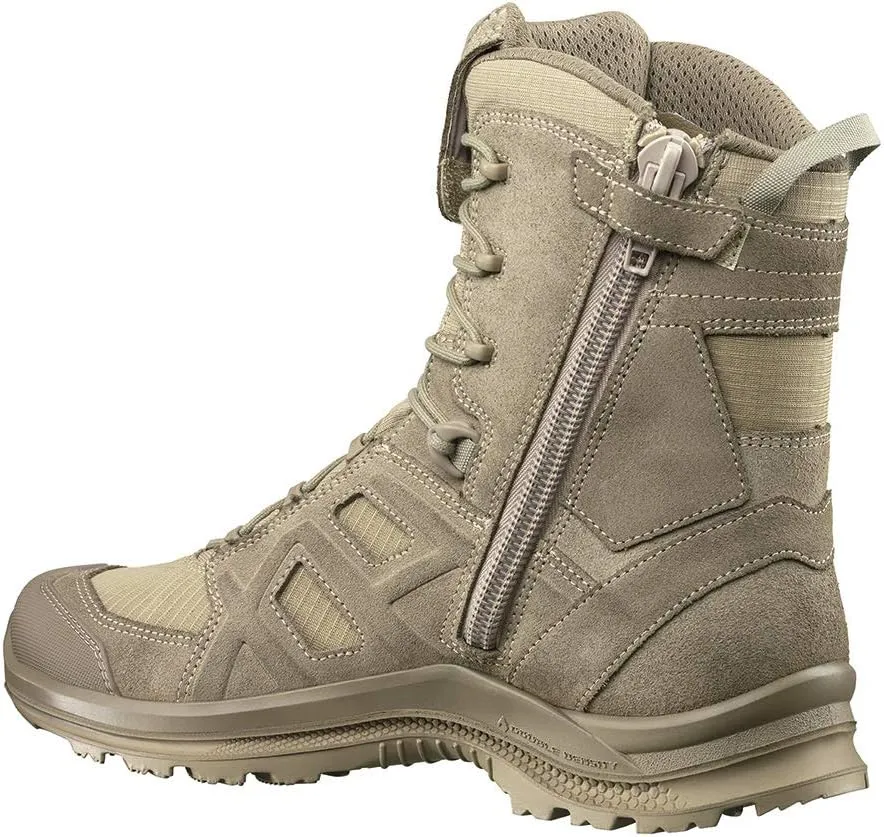 HAIX Black Eagle Athletic 2.0 VT High Side Zip Desert, Medium Width, Super Lightweight Tactical Boots, Quick Drying And Breathable Work Boots, Desert Tan