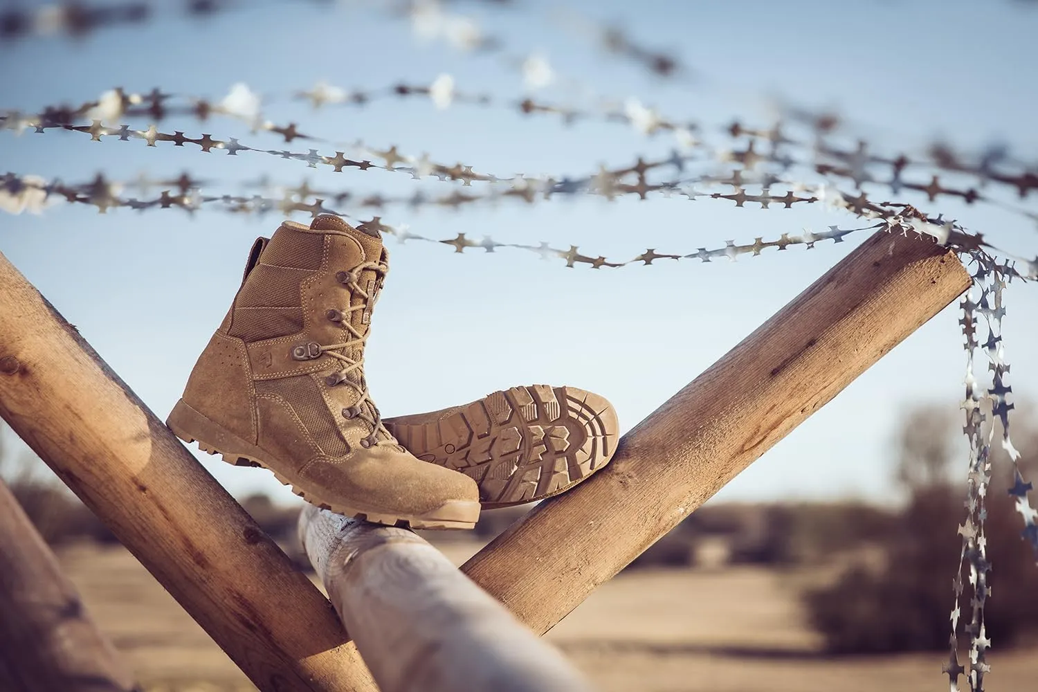 HAIX Boots - Combat Hero Military Boots - Meet AR 670-1 Military Gear Requirements, Tactical Performance, Coyote