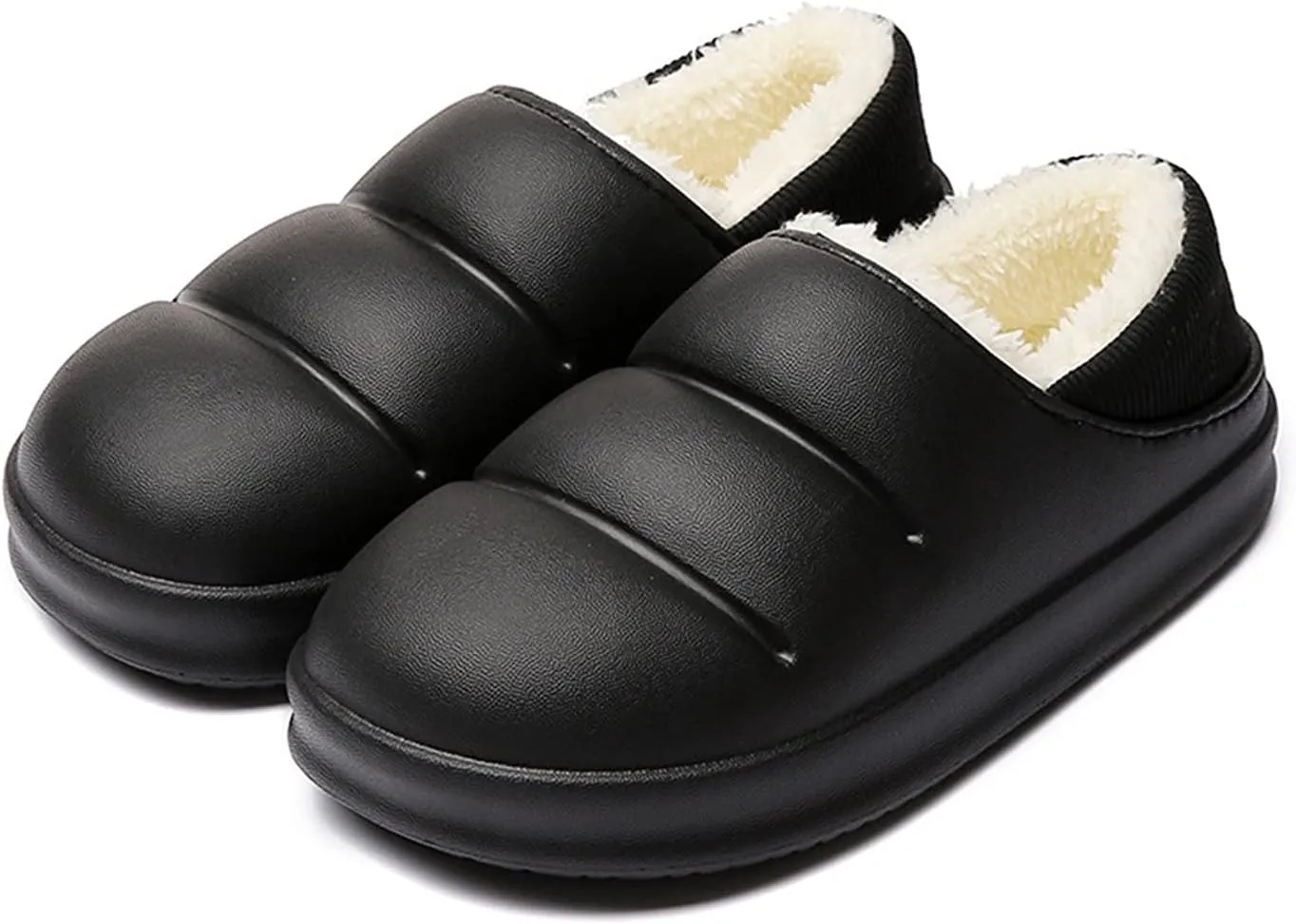 HASMI Men's slippers Men's Women's Slippers EVA Winter Garden Shoes Warm Plush Slippers Indoor Outdoor Mules Platform shoes Women's slippers