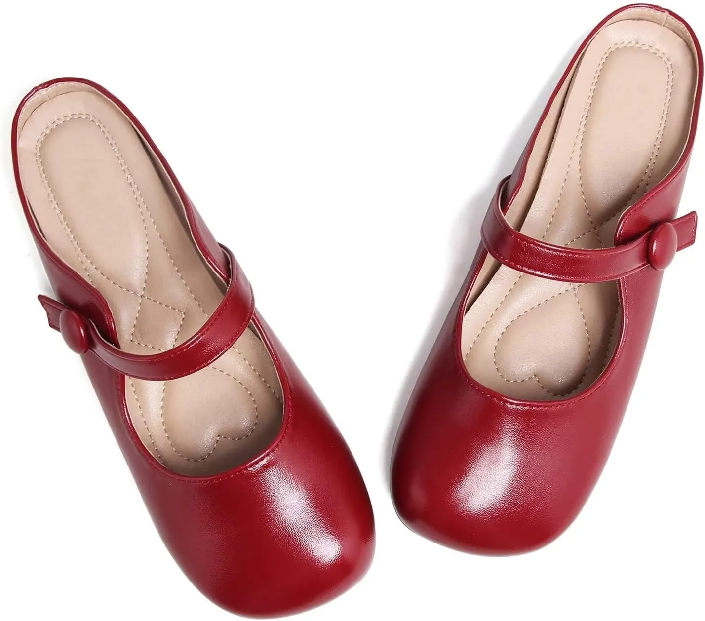 Hee grand Mules for Women Flats Square Toe Slip on Flat Slides Comfortable Suede Women Slippers Backless Loafer Shoes