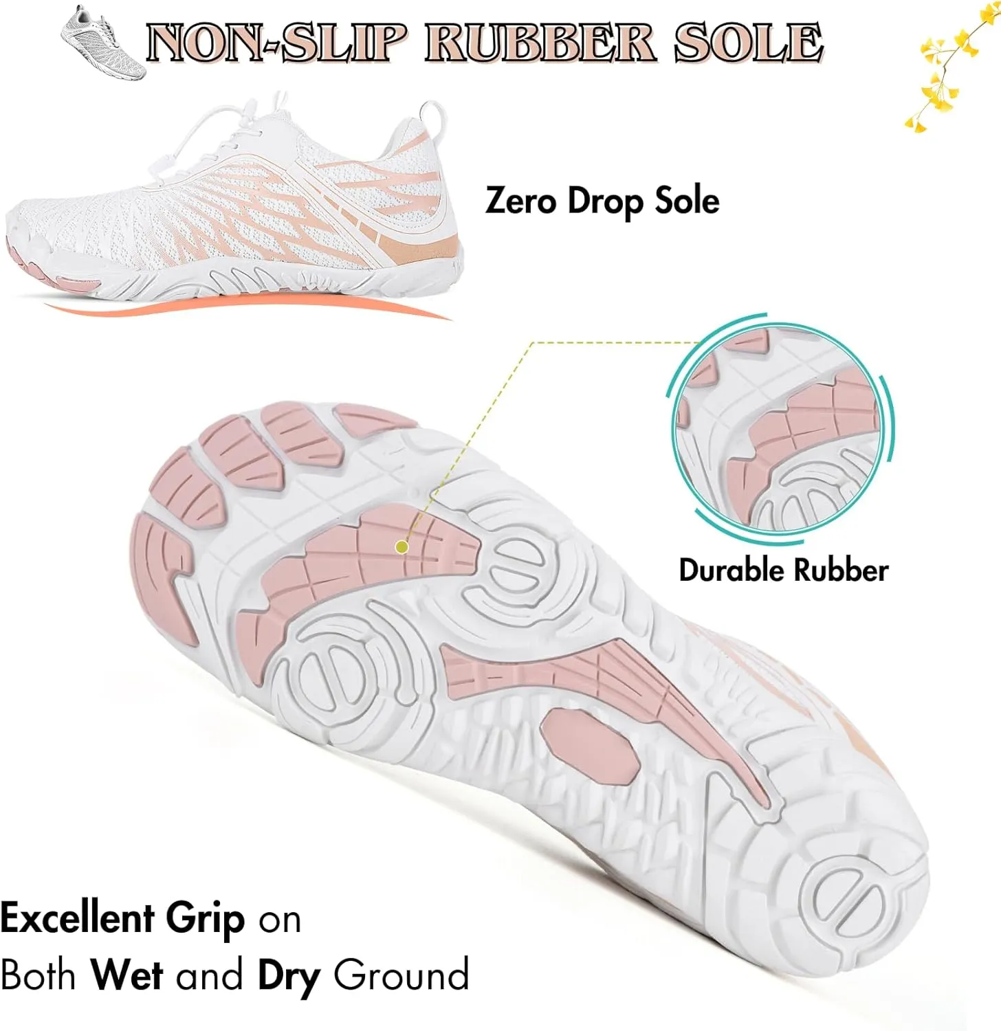 Hike Barefoot Shoes Women Men Minimalist Wide Toe Box Footwear Zero Drop Athletic Cross-Trainer Fashion Sneakers