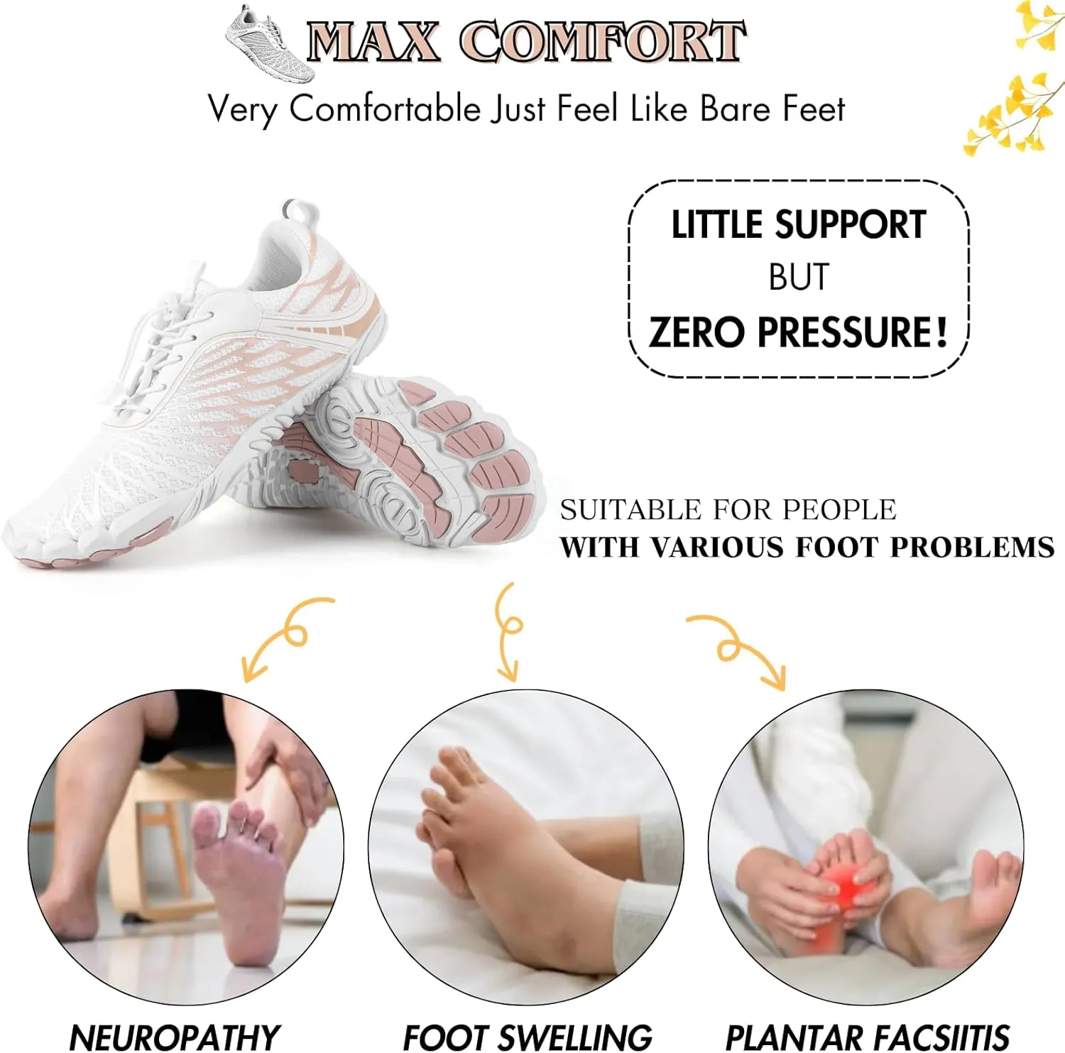 Hike Barefoot Shoes Women Men Minimalist Wide Toe Box Footwear Zero Drop Athletic Cross-Trainer Fashion Sneakers