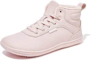HOBIBEAR Womens Winter Barefoot Shoes Men Wide Toe Box Warm Faux Fur Lined Ankle Sneakers