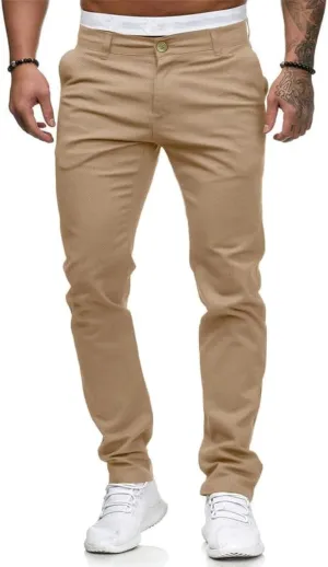 HUNGSON Men Skinny Slim Fit Casual Jeans Dyeing Stretch Straight Fashion Denim Pants