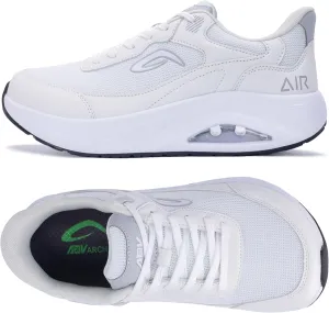 IIV Wide Toe Box Shoes for Men | Arch Support Walking Tennis Sneakers | Orthotic Shoes for Bunions, Plantar Fasciitis, Standing All Day