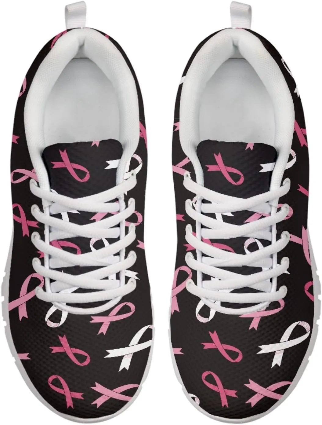 INSTANTARTS Women's Walking Shoes Air Mesh Running Shoes Non-Slip Lace Up Fashion Sneakers