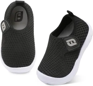 JOINFREE Toddler Boys Girls Barefoot Shoes Breathable Kids Sneakers Lightweight Walking Shoes Slip On Tennie Shoes Wide School Shoes