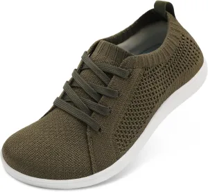 JOINFREE Women's Minimalist Walking Shoes Wide Toe Barefoot Shoes Zero Drop Casual Sneakers Breathable Slip On Tennis Shoes