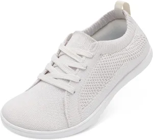 JOINFREE Women's Minimalist Walking Shoes Wide Toe Barefoot Shoes Zero Drop Casual Sneakers Breathable Slip On Tennis Shoes