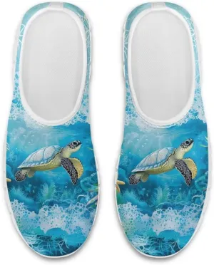 JoyLamoria Underwater Turtle Go Walk Fashion Sneakers Non Slip Wide Travel ShoesLightweight Low Top Platorm for Stylish