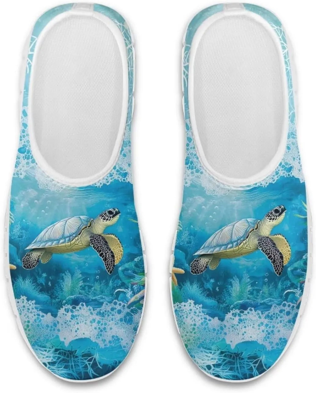 JoyLamoria Underwater Turtle Go Walk Fashion Sneakers Non Slip Wide Travel ShoesLightweight Low Top Platorm for Stylish