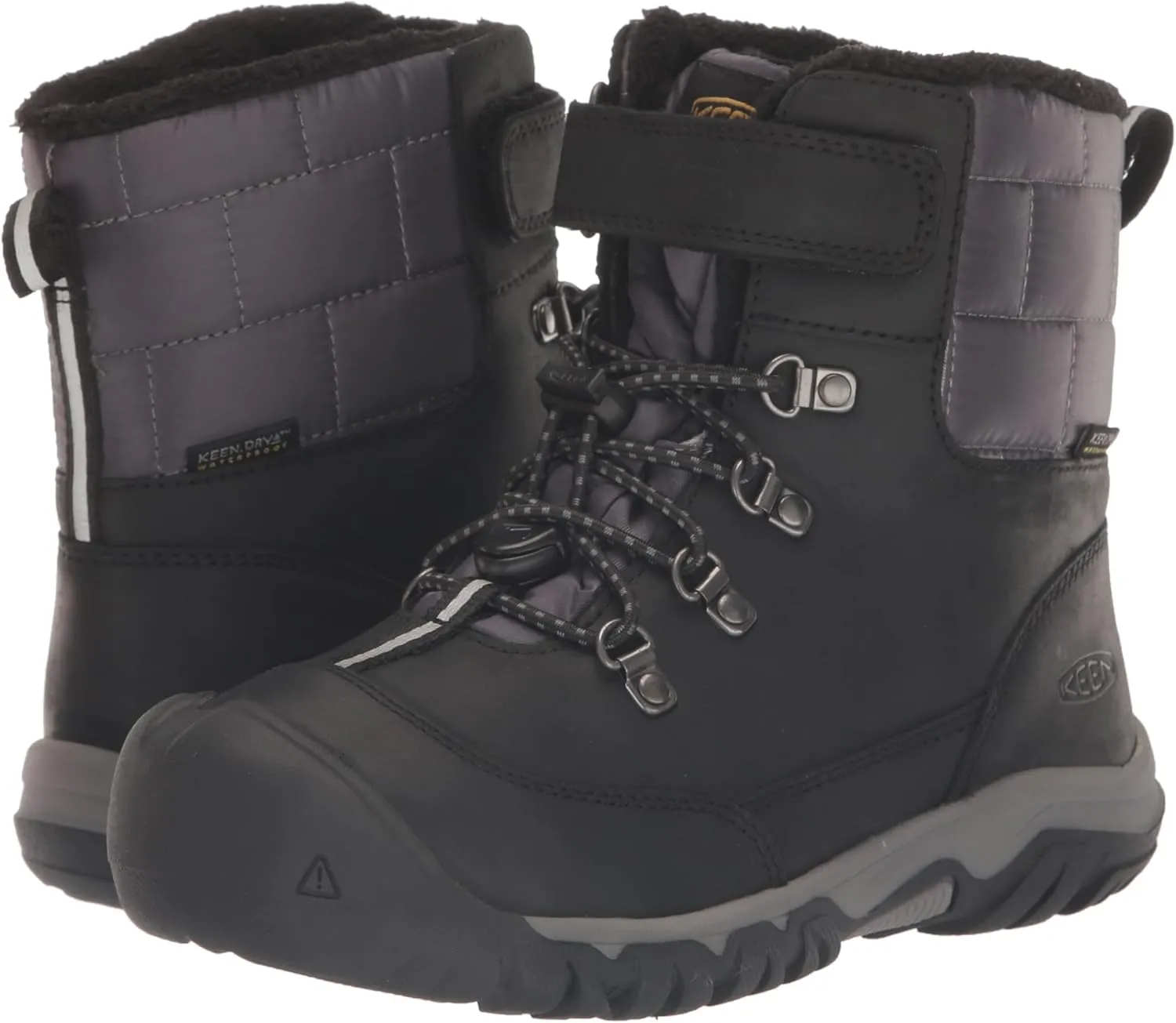KEEN Unisex-Child Kanibou Mid Height Waterproof Insulated Snow Boots