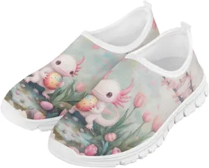 Kids Easter Shoes Funny Print Girls School Slip On Shoes for Holiday Present