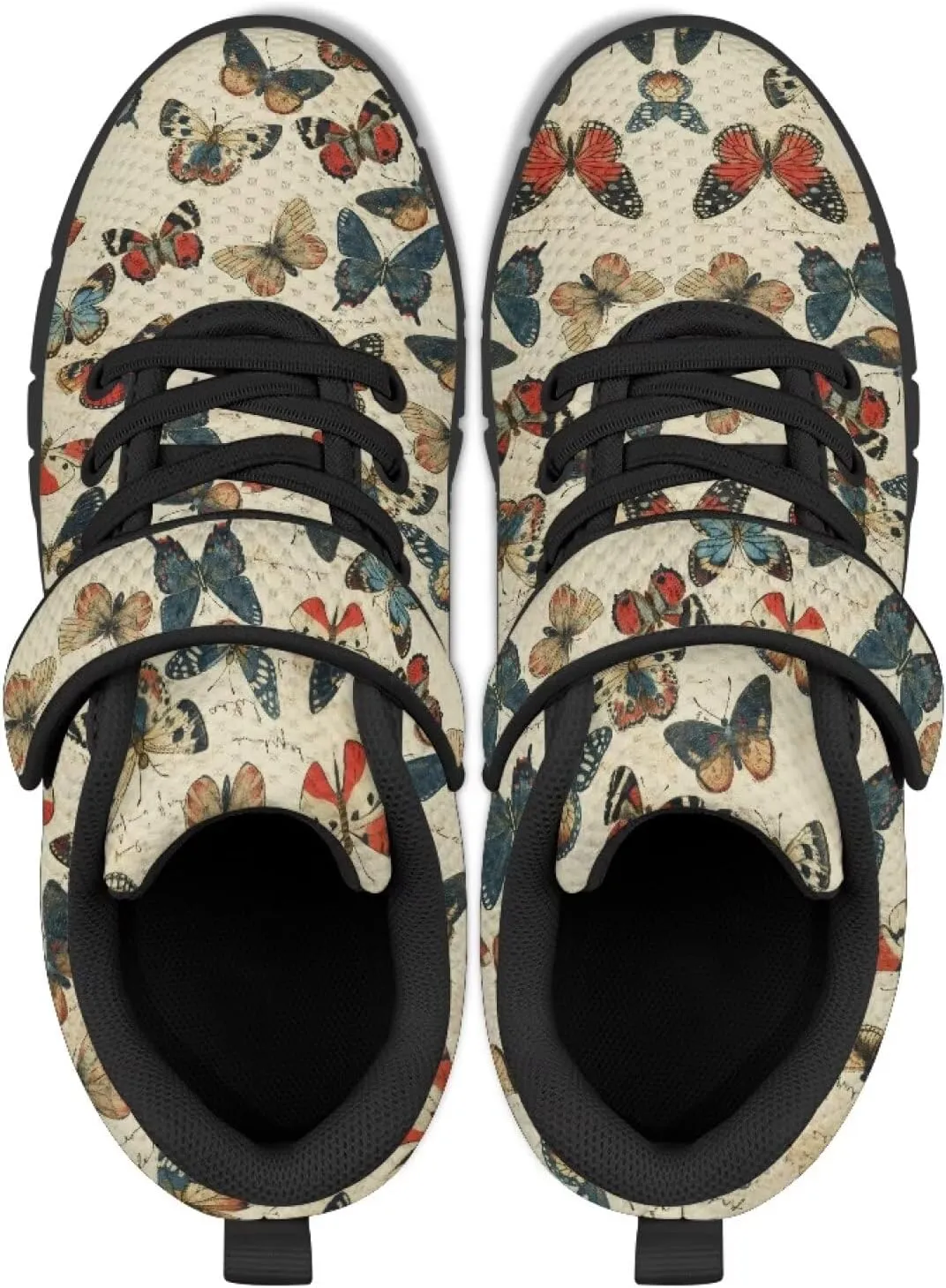 Kids Sneakers Comfy Zero-Drop Healthy Sole Sneakers Strap Athletic Walking Shoes Lightweight Minimalist Sneakers