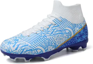 Kids Soccer Cleats Boys Girls Football Cleats Turf Soccer Shoes AG/FG