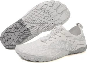 Kubbon Hike Barefoot Footwear Womens Breathable & Non-Slip Athletic Footwear Wide Toe Water Shoes Barefoot Hiking Shoes Unisex