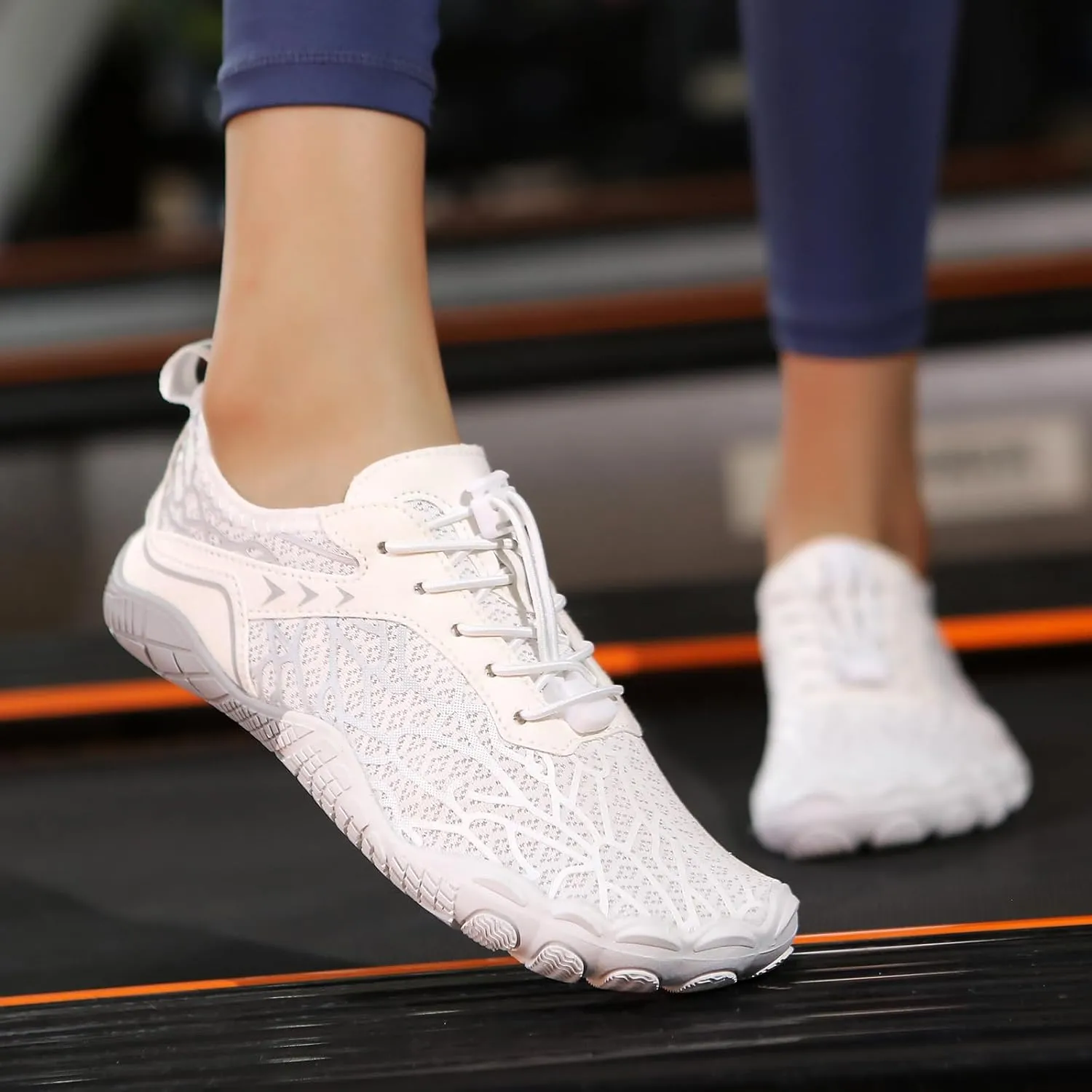 Kubbon Hike Barefoot Footwear Womens Breathable & Non-Slip Athletic Footwear Wide Toe Water Shoes Barefoot Hiking Shoes Unisex