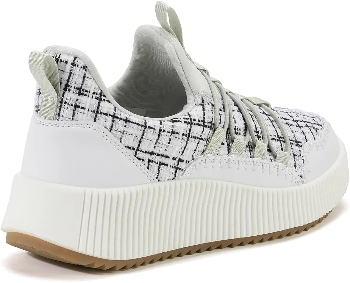 Kyedoo Women's Platform Chunky Sneakers Comfortable Casual Fashion Lace-up City Travel Walking Shoes