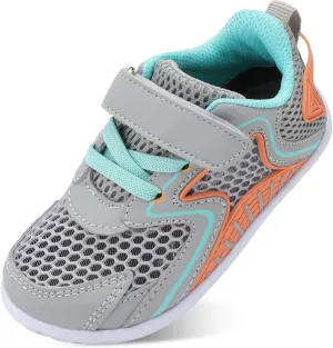 L-RUN Toddler Sneakers Boys Girls Barefoot Summer Walking Shoes Toddler Boy Tennis Shoes Mesh Lightweight