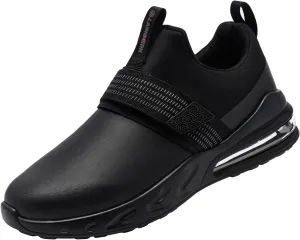 LARNMERN Women Work Non Slip Shoes Waterproof Slip on Food Service Chef Shoe Restaurant Kitchen Working Footwear Air Cushion Walking Sneakers Lightweight