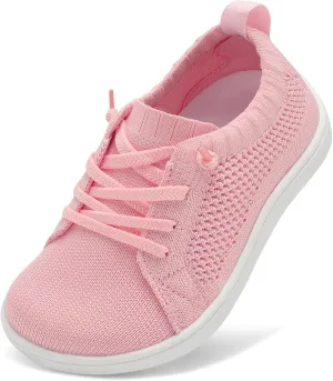 LeIsfIt Toddler Shoes Girls Boys Wide Shoes Kids Zero Drop Minimalist Sneakers Barefoot Slip on Tennis Sneakers