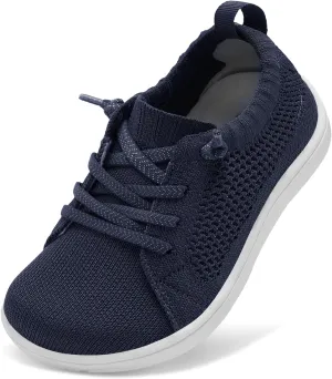 LeIsfIt Toddler Shoes Girls Boys Wide Shoes Kids Zero Drop Minimalist Sneakers Barefoot Slip on Tennis Sneakers