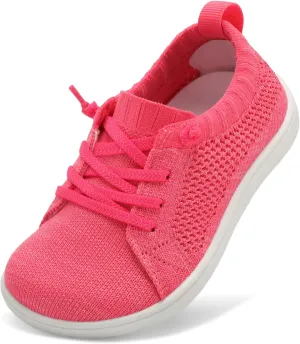 LeIsfIt Toddler Shoes Girls Boys Wide Shoes Kids Zero Drop Minimalist Sneakers Barefoot Slip on Tennis Sneakers