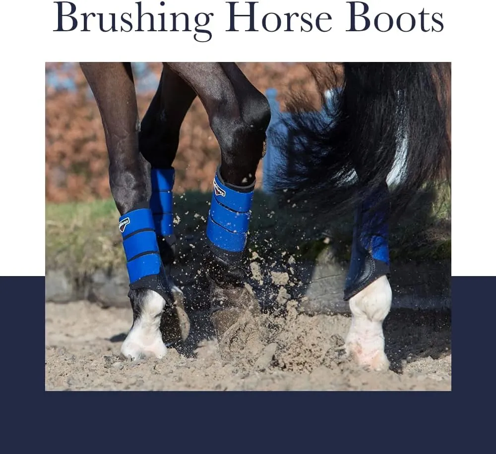 LeMieux Brown Mesh Brushing Horse Boots - Protective Gear and Training Equipment - Equine Boots, Wraps & Accessories