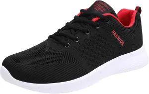 Lightweight Breathable Mesh Men's Shoes, Fashionable Laced Sneakers for Spring/Summer Casual Wear, Ideal for Work and Weekend Outings for Men