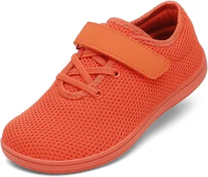 Little/Big Kids Barefoot Shoes Boys Breathable Walking Sneakers Girls Lightweight Wide Toe Box Shoes for Indoor Outdoor