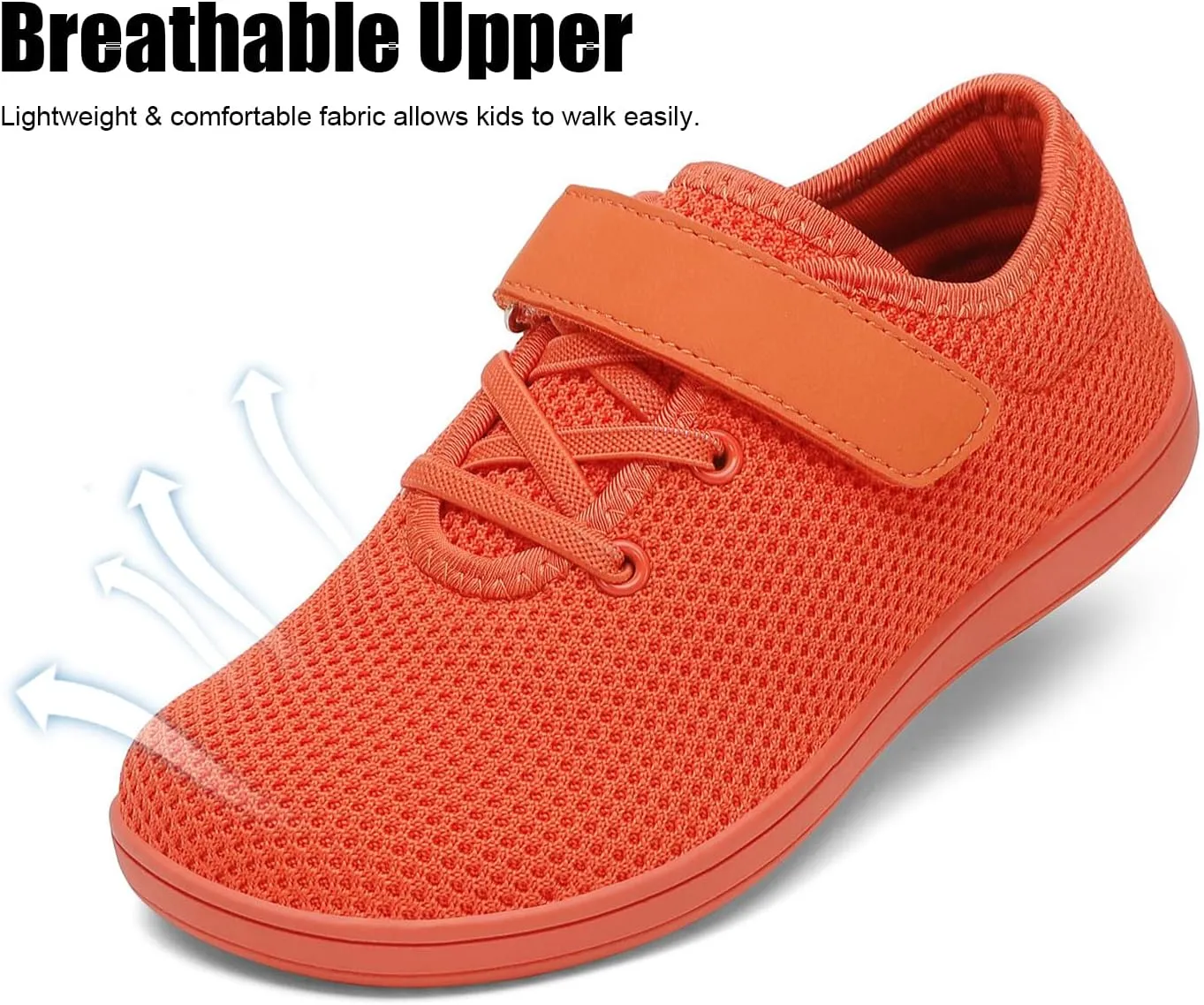 Little/Big Kids Barefoot Shoes Boys Breathable Walking Sneakers Girls Lightweight Wide Toe Box Shoes for Indoor Outdoor