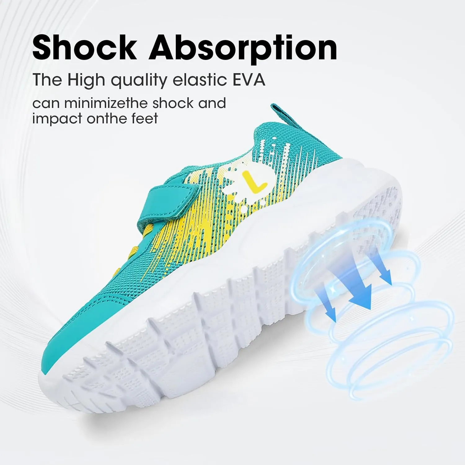 LOLLi kidz Boys Girls Shoes Kids Sneakers Athletic Tennis Shoes Lightweight Breathable Running Shoes
