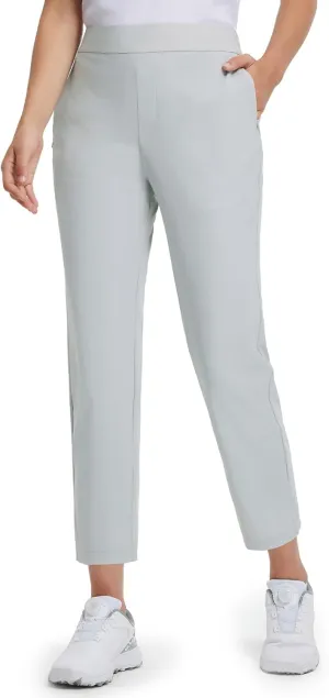 M MAELREG Women's Golf Pants with Zip Pockets 7/8 Ankle Stretch Lightweight Sweatpants for Athletic Hiking Travel Work Lounge