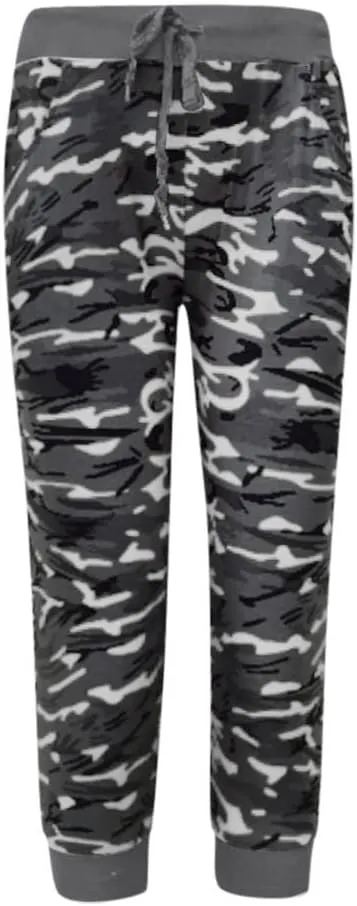 maisdgop Womens Capri Pants Pretty Camouflage Print Yoga Sweatpant Fashion Loose Drawstring Leggings Casual Cropped Leg Pant