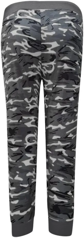 maisdgop Womens Capri Pants Pretty Camouflage Print Yoga Sweatpant Fashion Loose Drawstring Leggings Casual Cropped Leg Pant