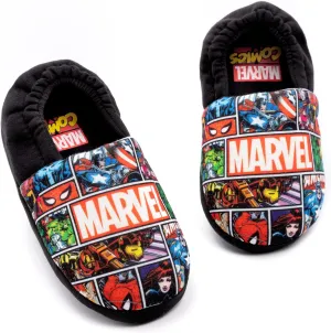 Marvel Avengers Slippers Boys Kids Comic House Shoes Loafers